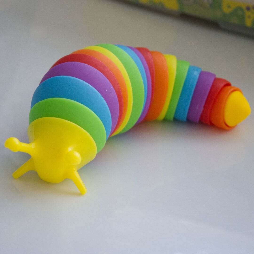 Slug Fidget Toy Yellow 