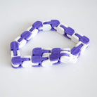Snap and Click Fidget Toy Purple & White 