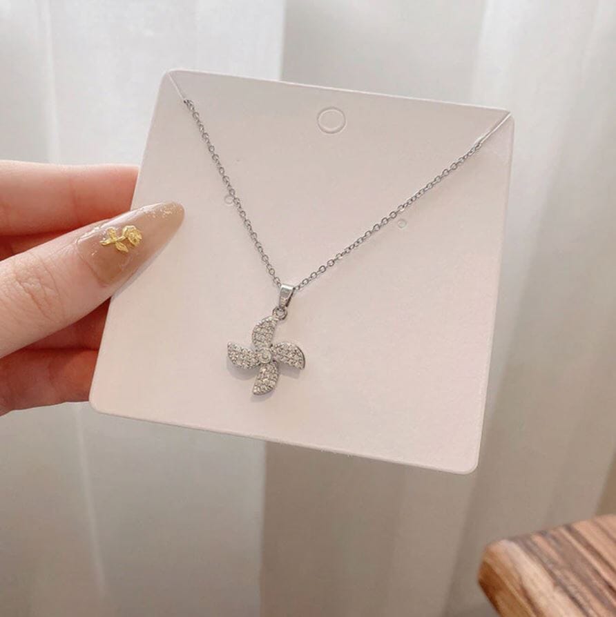 Sparkly Matching Stim Earrings & Stim Necklace Set 