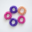 Spiky Acupressure Rings (5 pack) The Autistic Innovator Purple Rose 