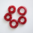 Spiky Acupressure Rings (5 pack) The Autistic Innovator Red 