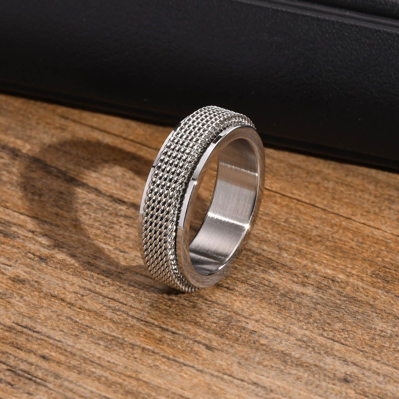 Steel Mesh Spinner Stim Ring The Autistic Innovator