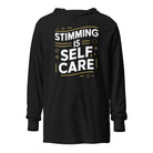 Stimming is Self Care Hooded long-sleeve tee Black XS 