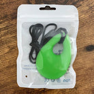 Teardrop Chew Necklace Green 