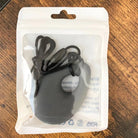 Teardrop Chew Necklace Dark Grey 