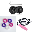 2 Classic Fidget Toys + Textured Prism Chew Necklace (choose your colors) Pink Dreams All Black Pink