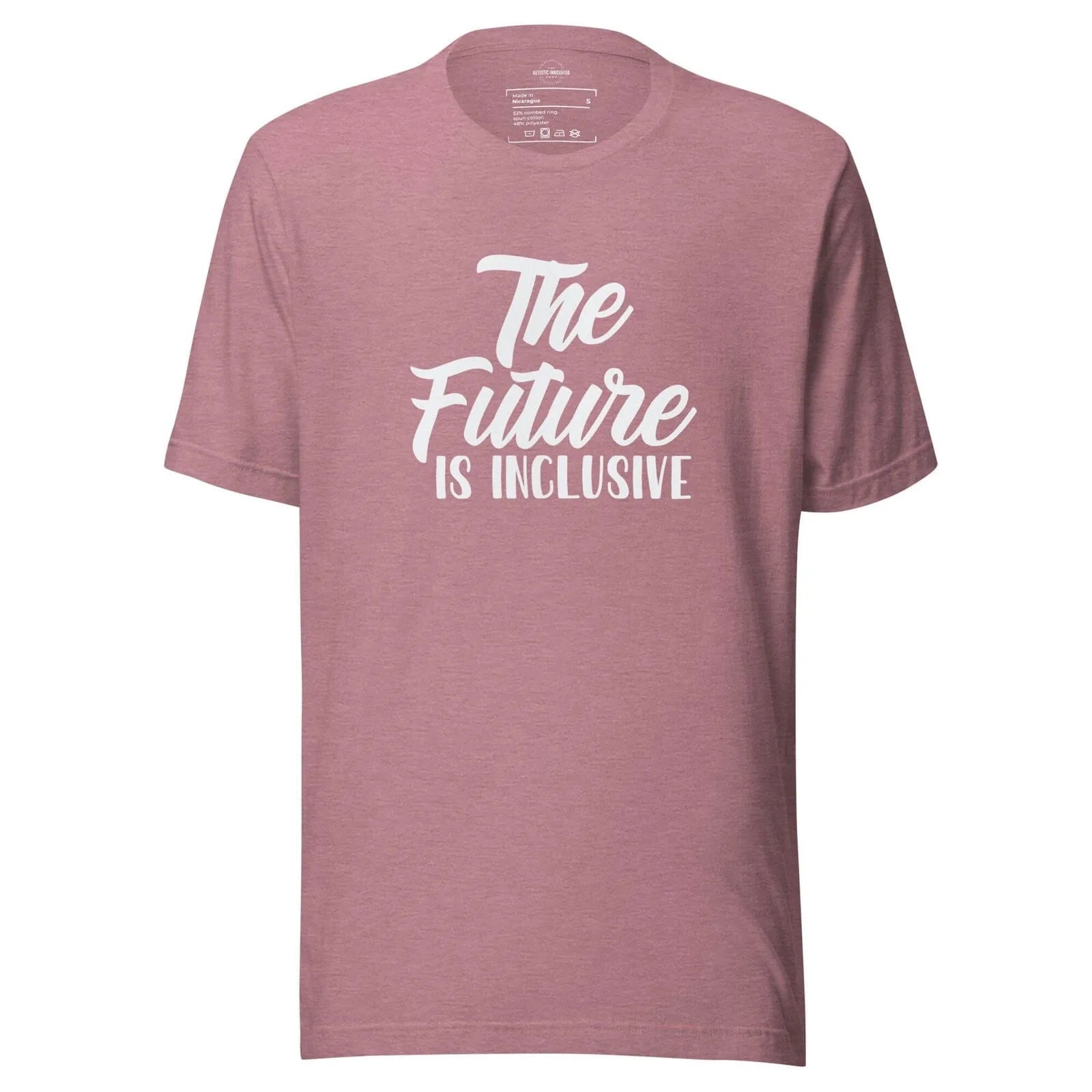 The Future is Inclusive Unisex t-shirt Heather Orchid S 