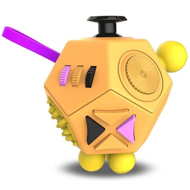Ultimate Fidget Cube Orange Multi Colored 