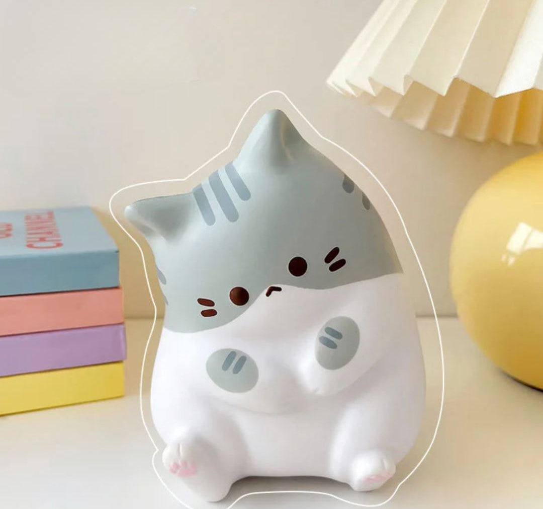 Cat Squishy Fidget Toy The Autistic Innovator Grey Cat 