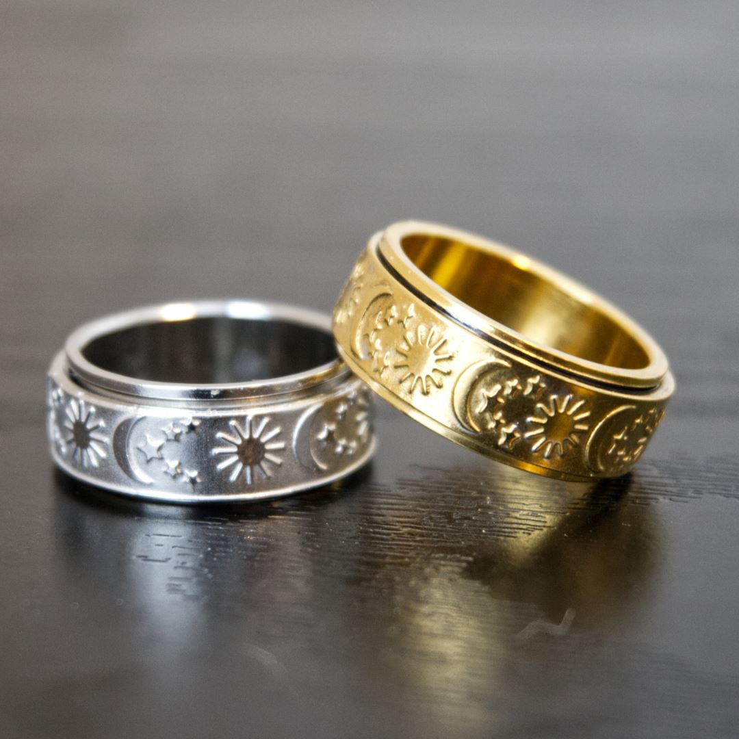 Vintage spinner ring cheap