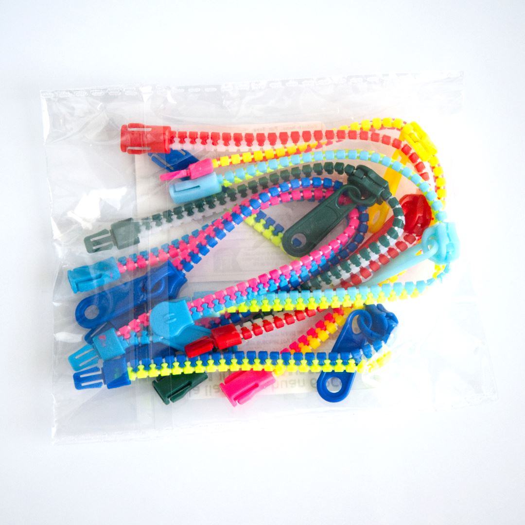 Zipper Fidget Bracelets (6 pack) 