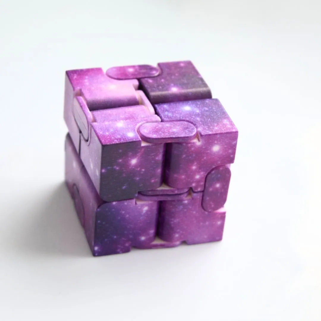 Galaxy Infinity Fidget Cube Purple Galaxy 