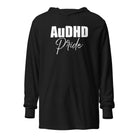 AuDHD Pride Hooded long-sleeve tee The Autistic Innovator Black XS 