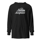 Autism Acceptance Unisex Hooded long-sleeve tee The Autistic Innovator Charcoal-Black Triblend XS 