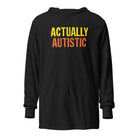 Actually Autistic Unisex Hooded long-sleeve tee The Autistic Innovator Charcoal-Black Triblend XS 