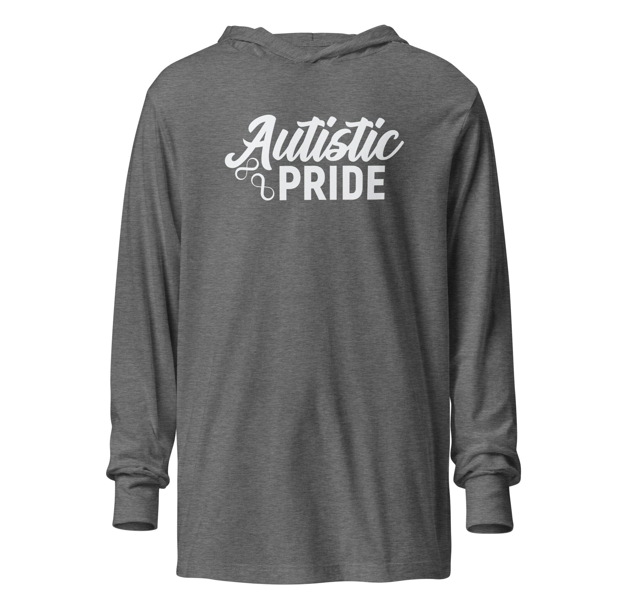 Autistic Pride Unisex Hooded long-sleeve tee The Autistic Innovator Grey Triblend XS 