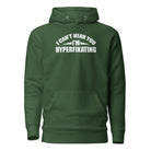 I Can't Hear You I'm Hyperfixating Unisex Hoodie The Autistic Innovator Forest Green S 