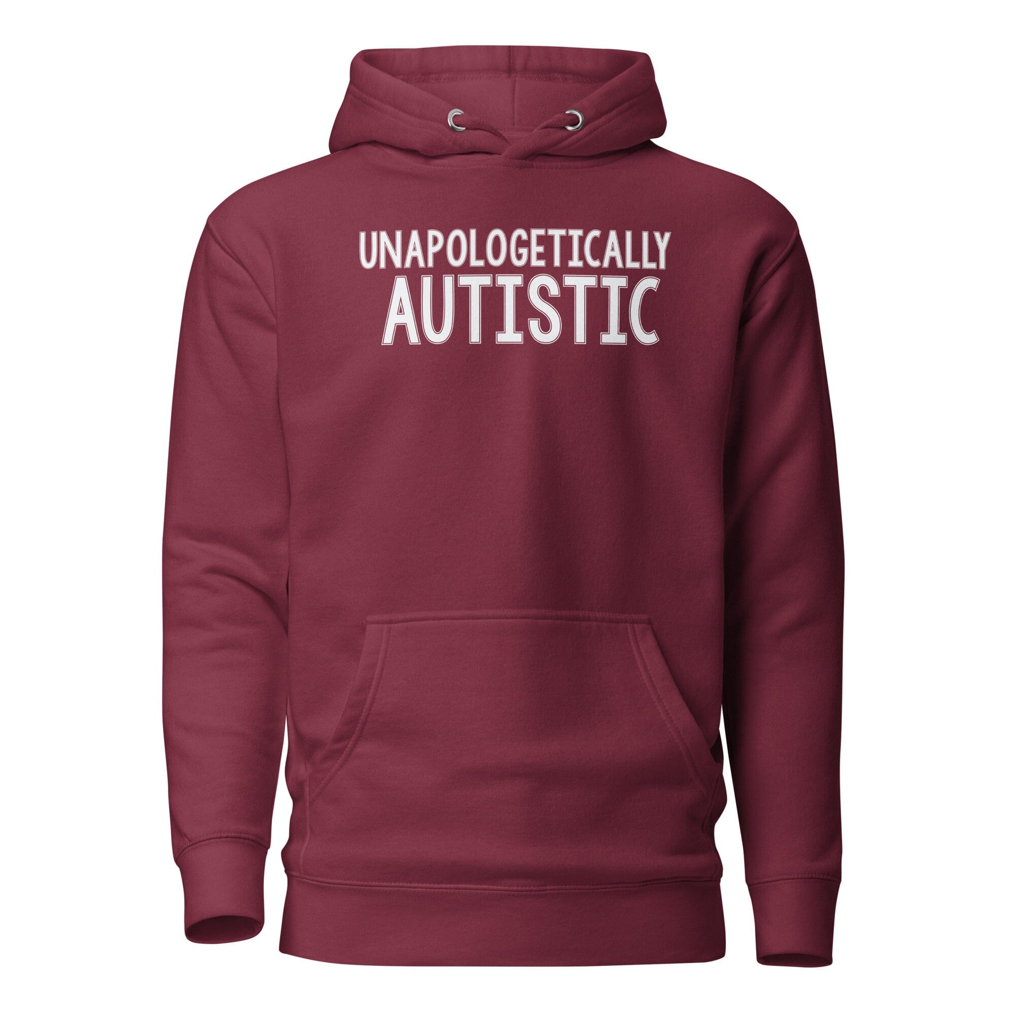 Unapologetically Autistic Unisex Hoodie The Autistic Innovator Maroon S 