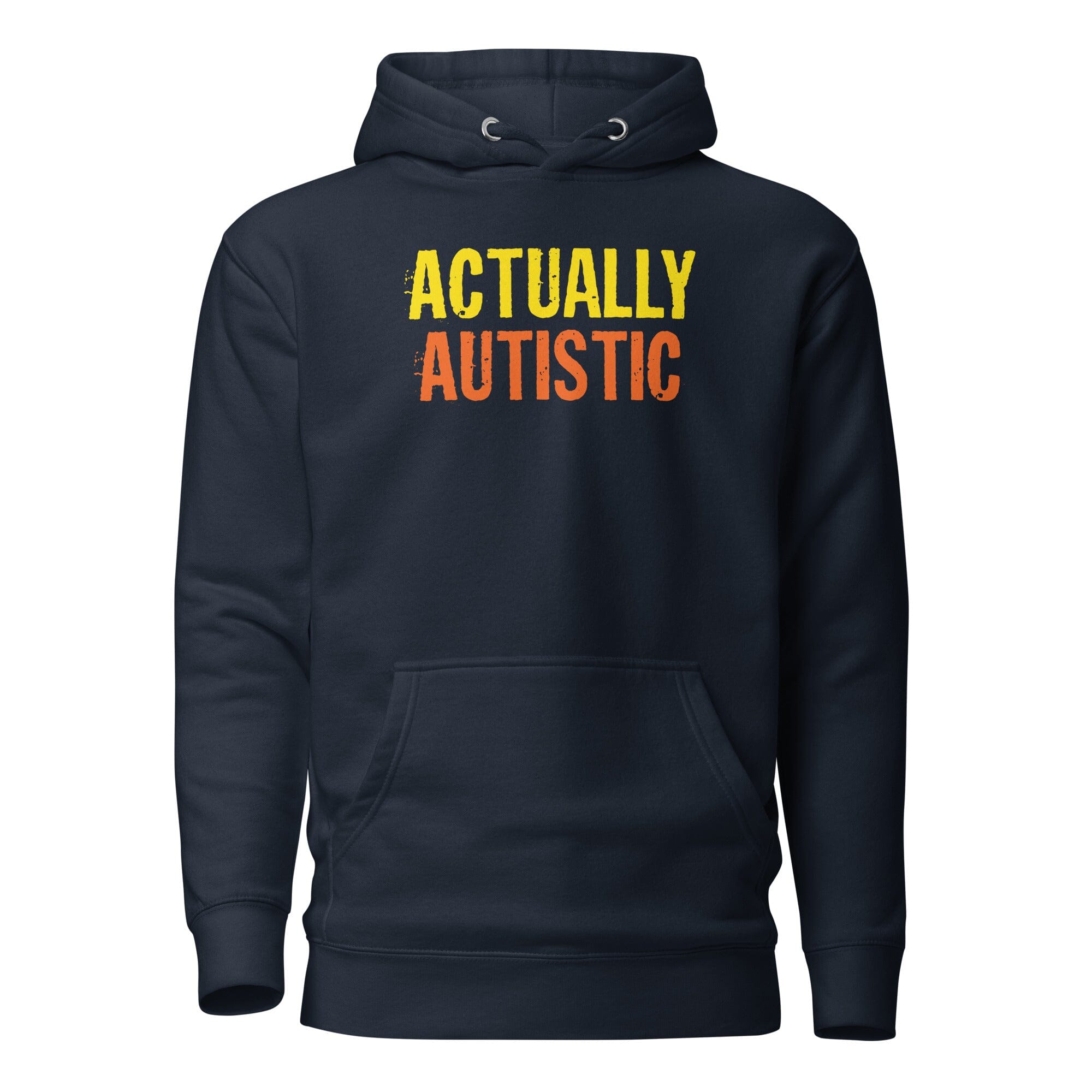 Actually Autistic Unisex Hoodie The Autistic Innovator Navy Blazer S 