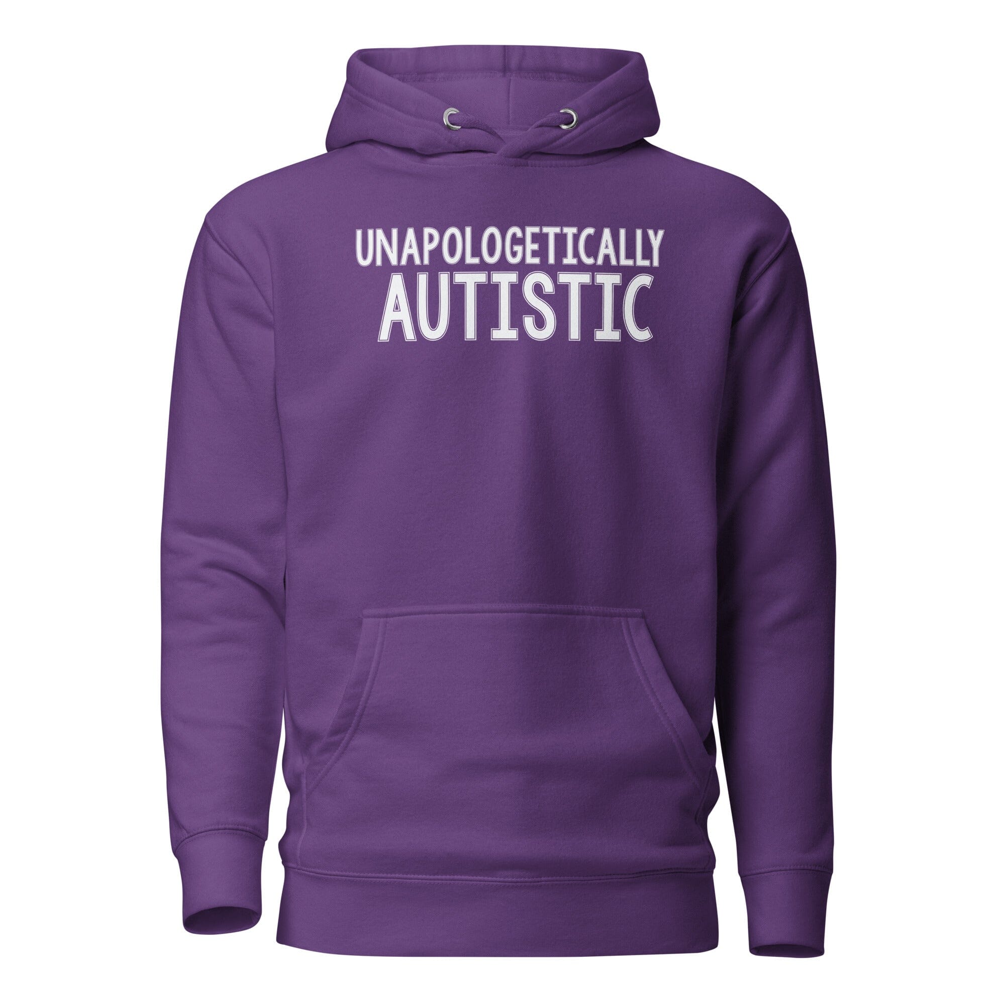 Unapologetically Autistic Unisex Hoodie The Autistic Innovator Purple S 