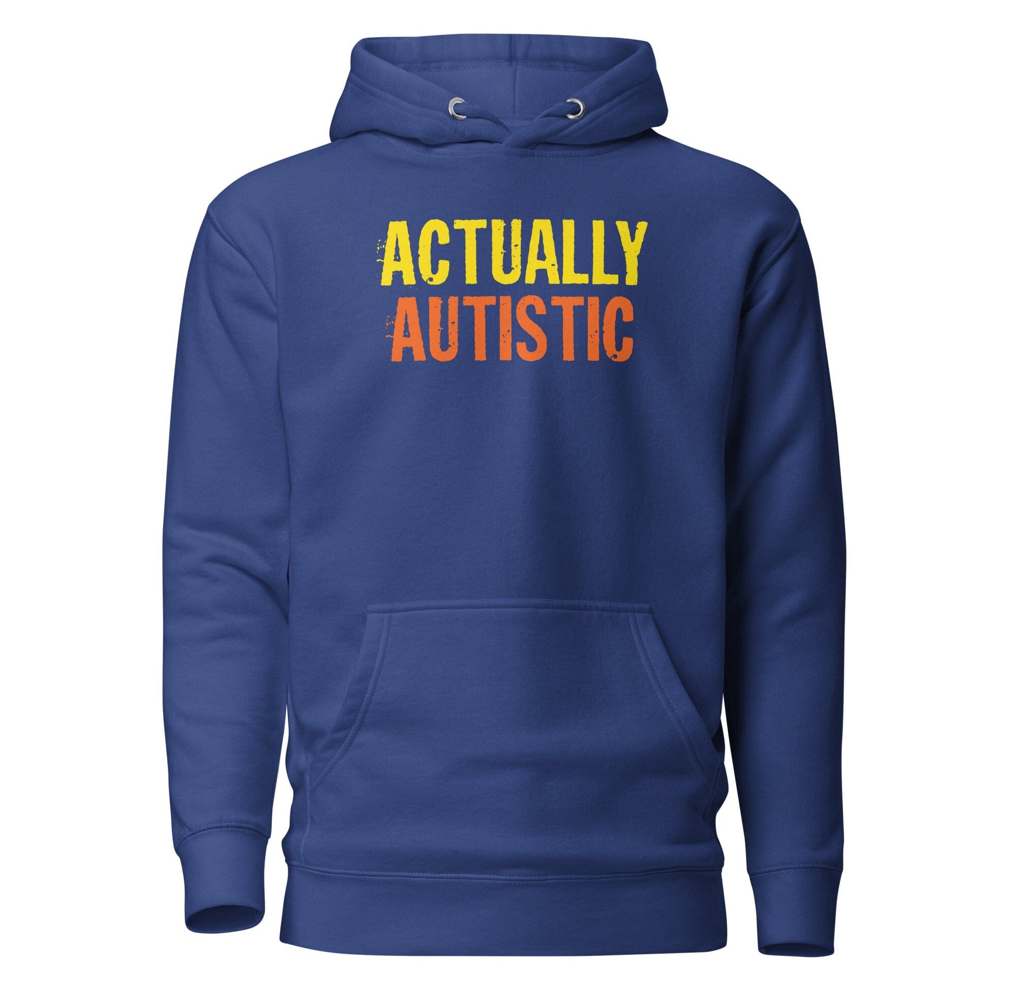 Actually Autistic Unisex Hoodie The Autistic Innovator Team Royal S 