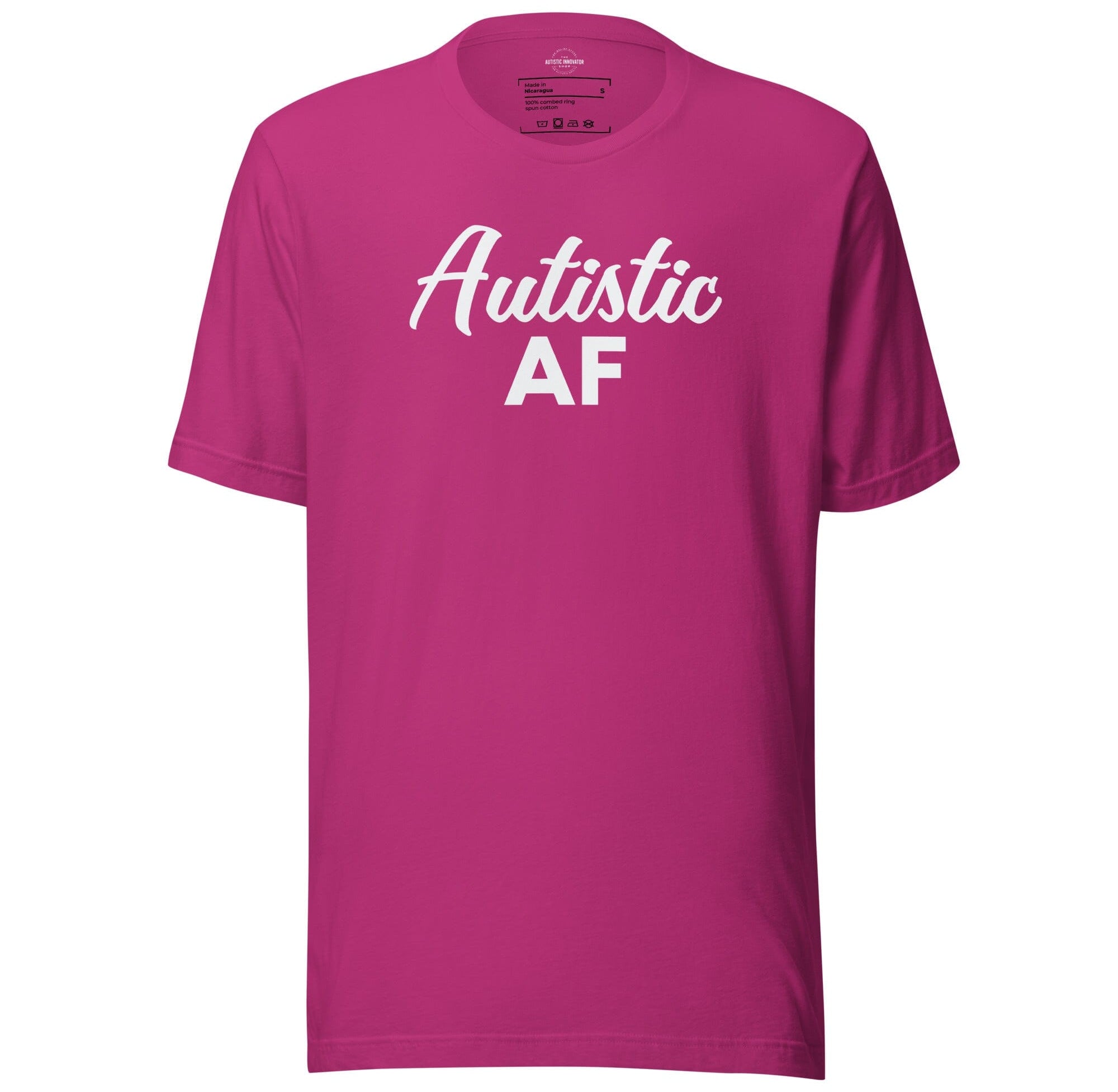 Autistic AF Unisex t-shirt The Autistic Innovator Berry S 