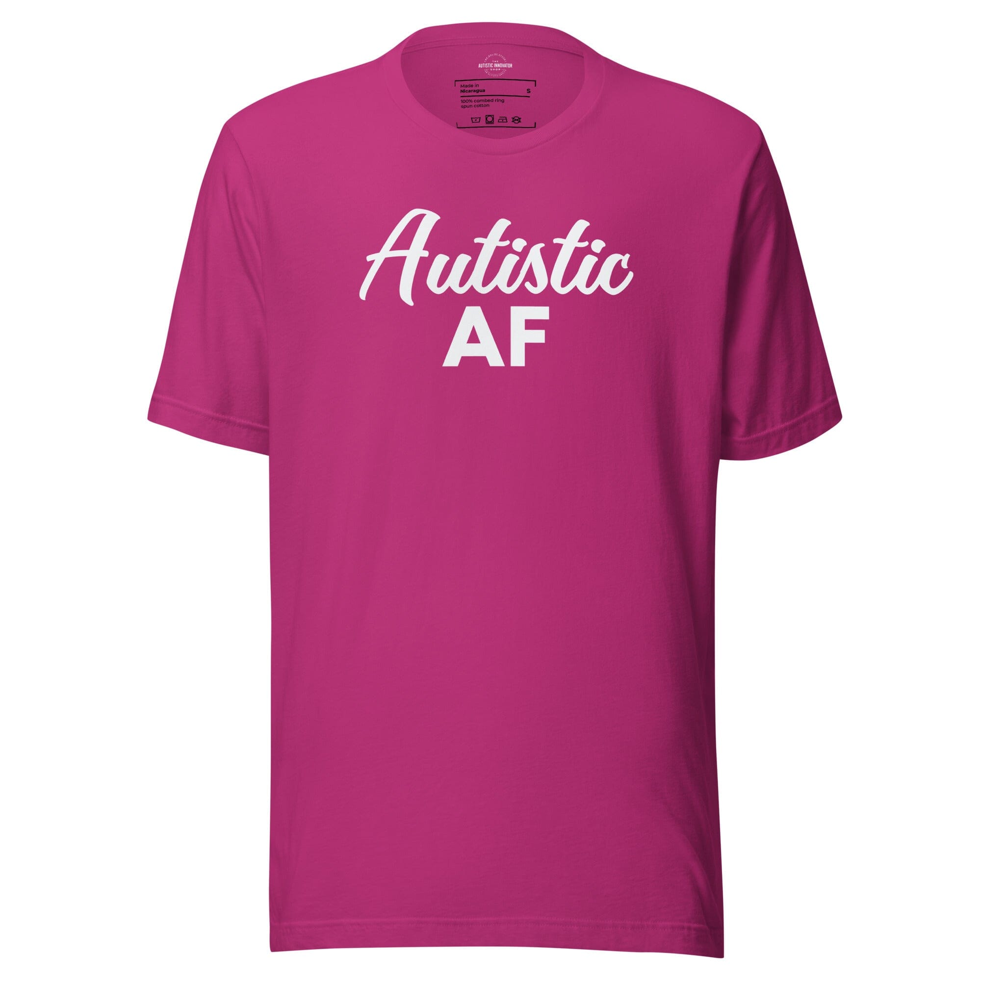 Autistic AF Unisex t-shirt The Autistic Innovator Berry S 