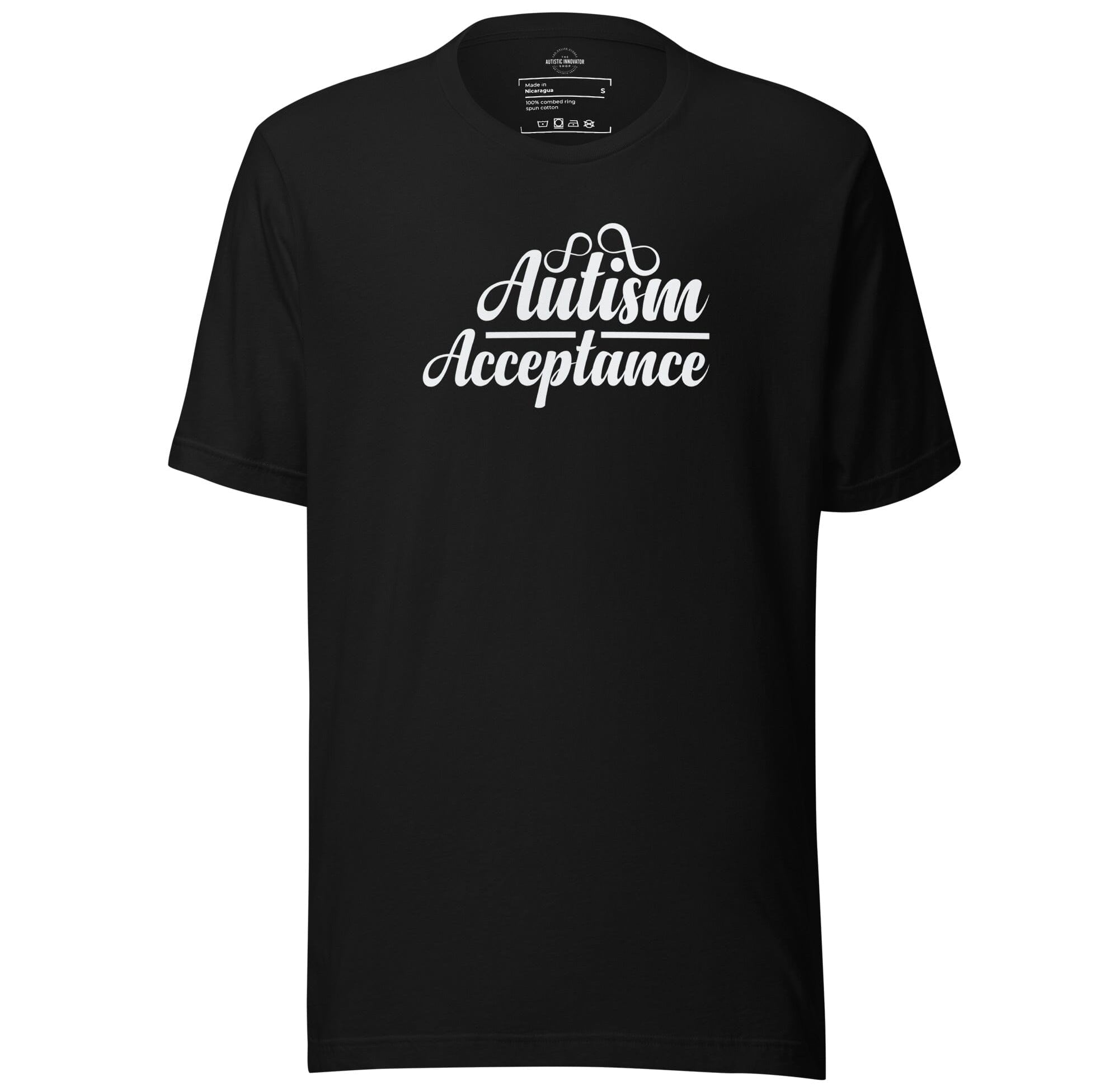 Autism Acceptance Unisex t-shirt The Autistic Innovator Black S 