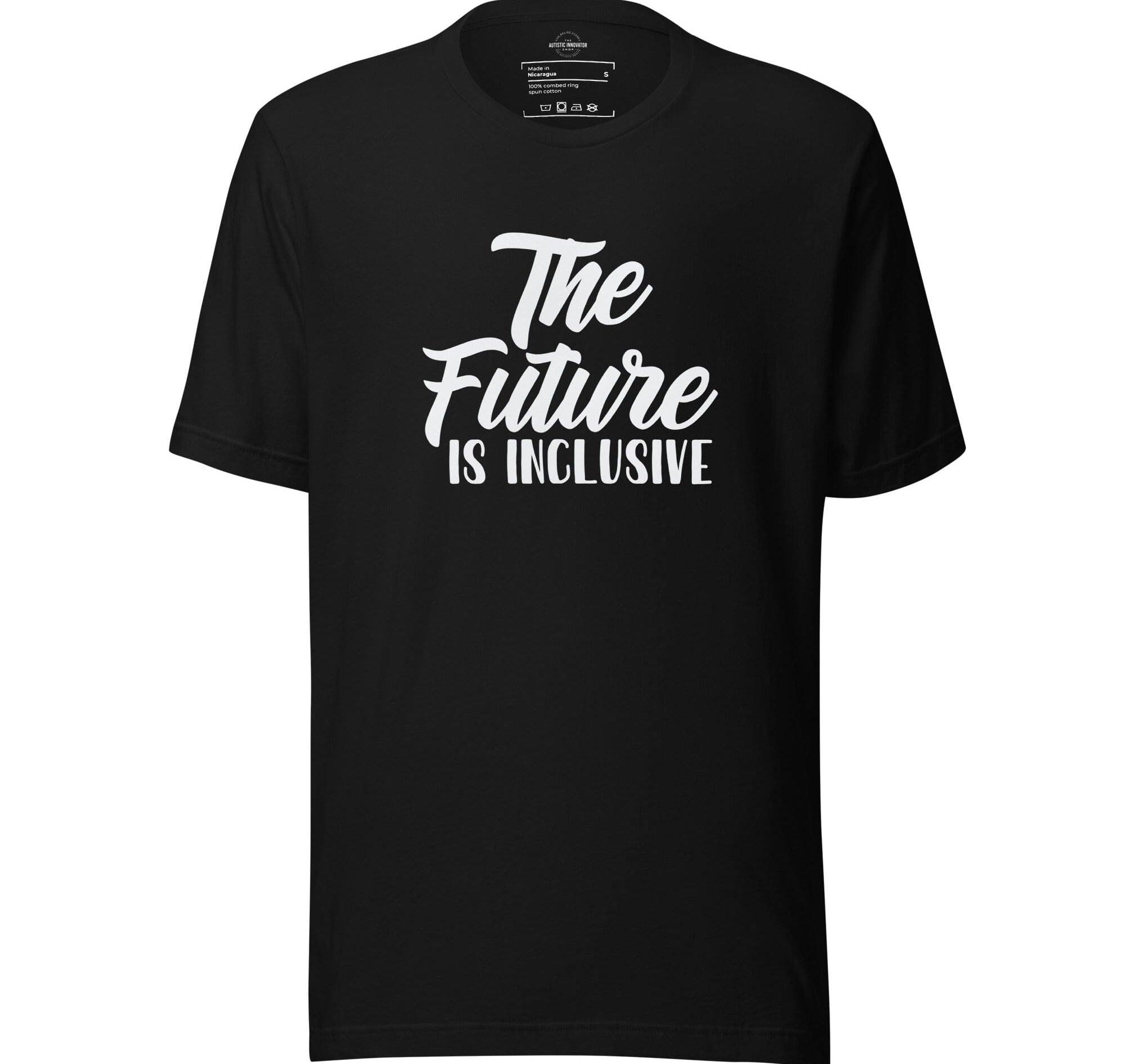 The Future is Inclusive Unisex t-shirt The Autistic Innovator Black S 