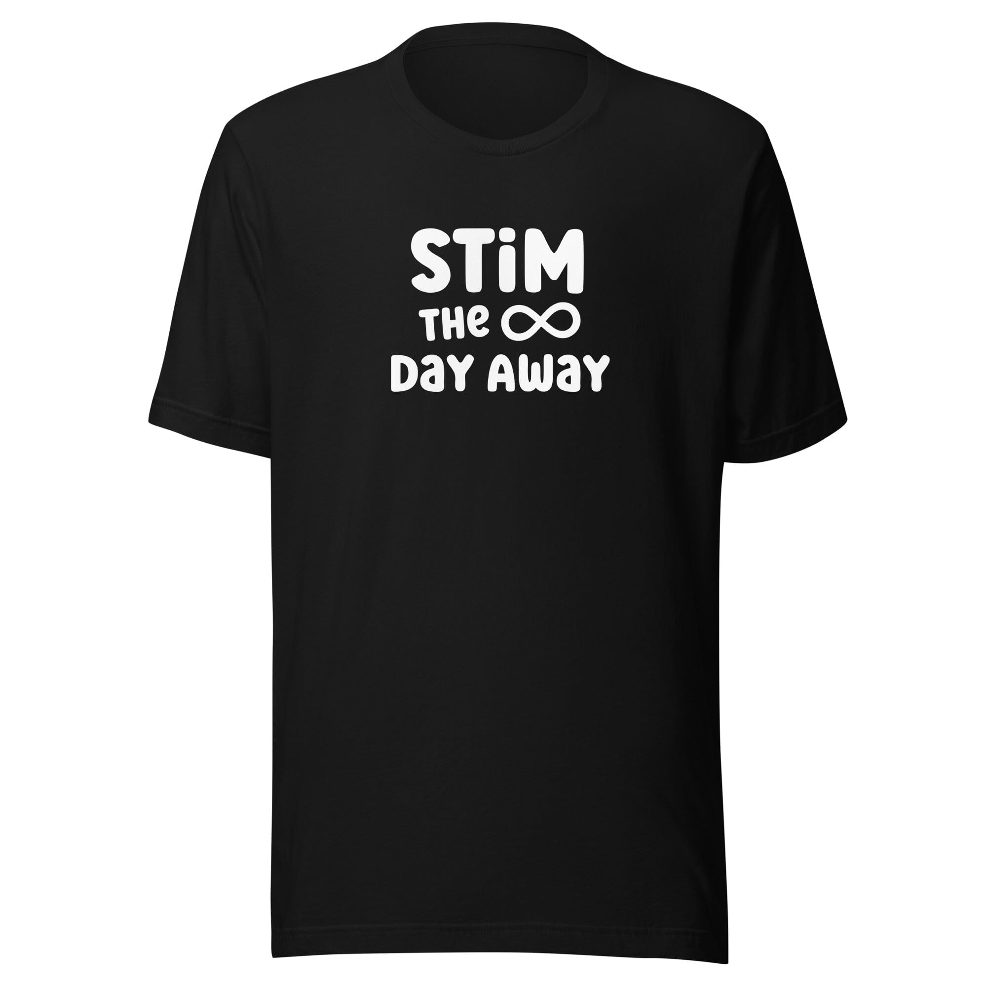 Stim the Day Away Unisex t-shirt The Autistic Innovator Black XS 