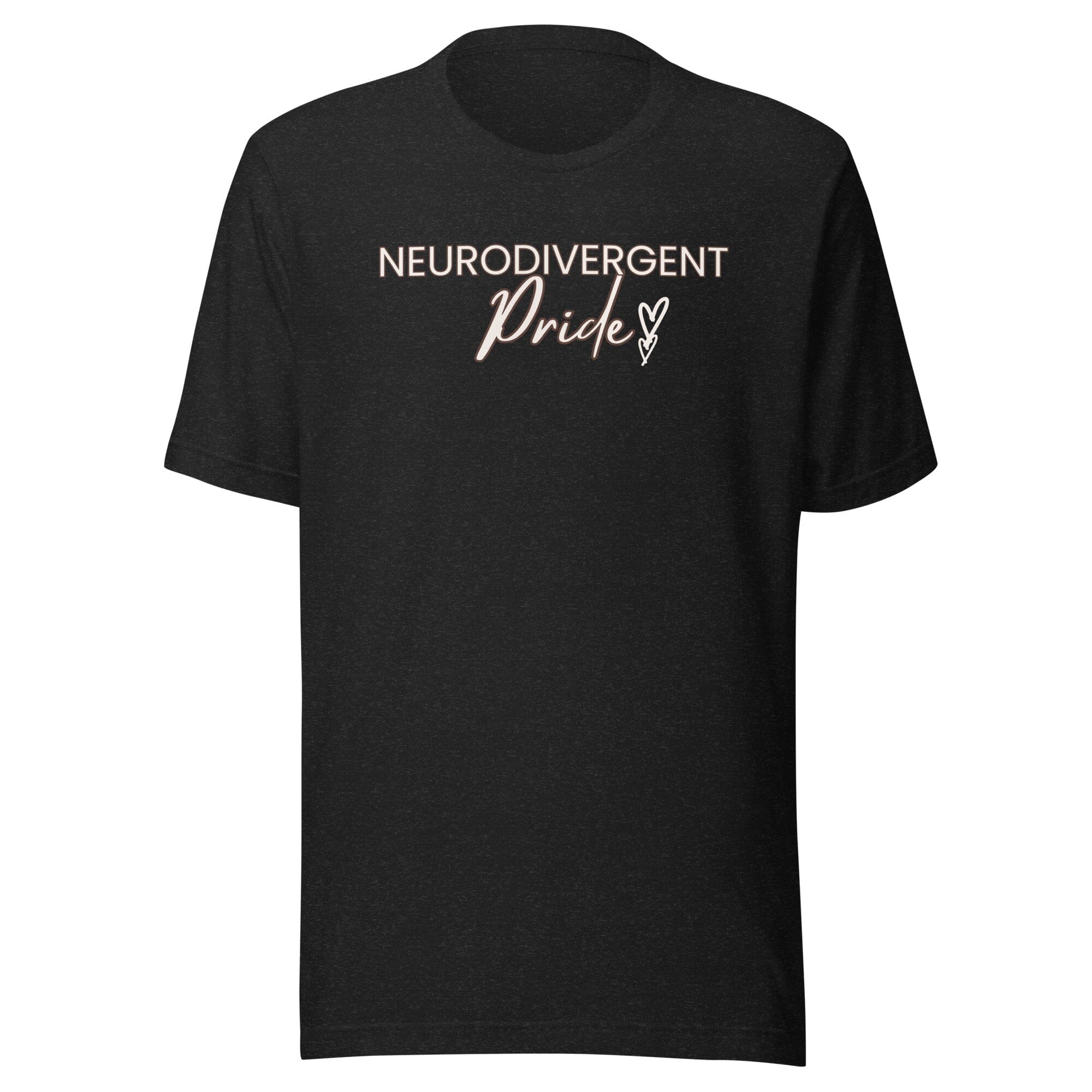 Neurodivergent Pride Unisex t-shirt The Autistic Innovator Black Heather XS 