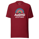 AuDHD Acceptance Unisex t-shirt The Autistic Innovator Cardinal XS 
