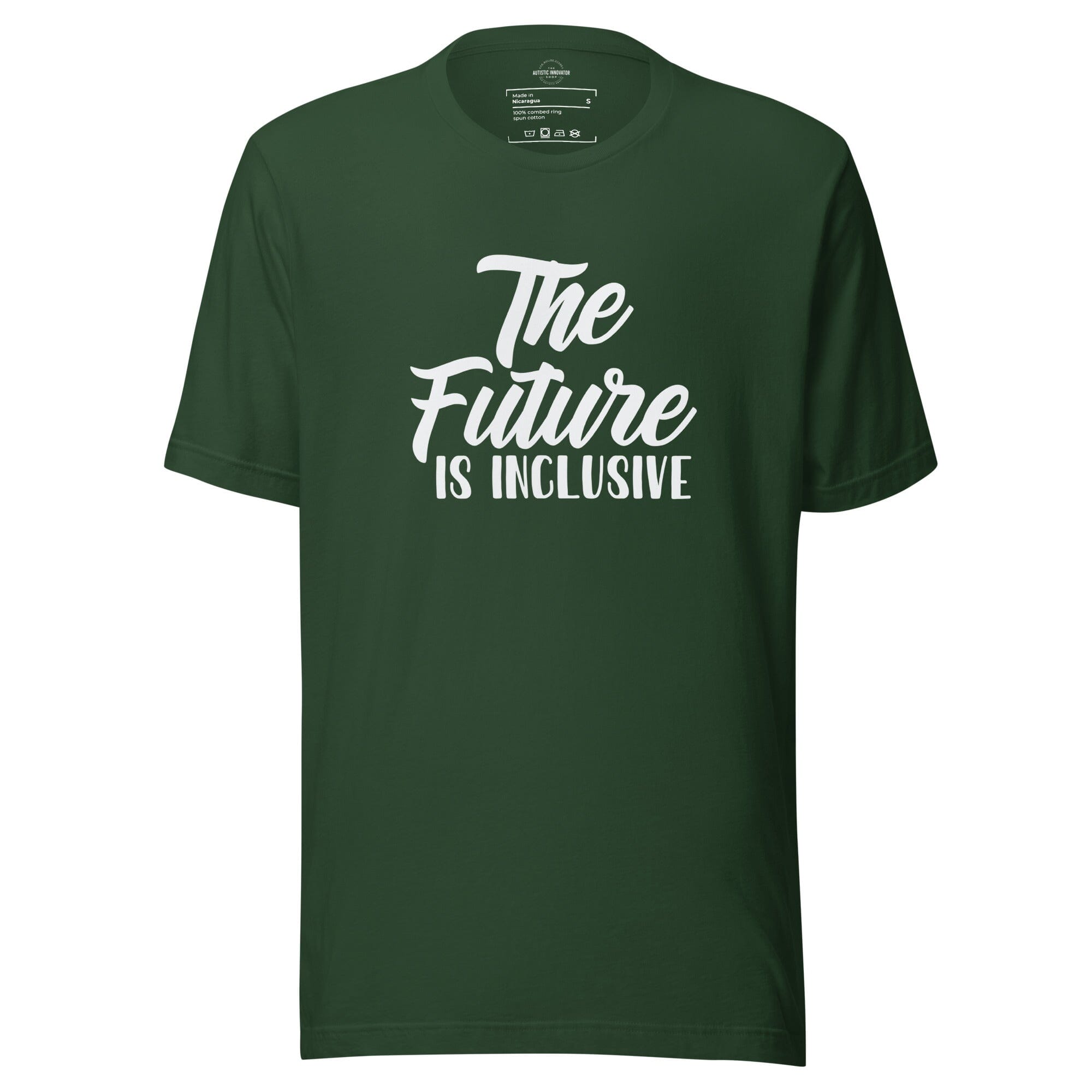 The Future is Inclusive Unisex t-shirt The Autistic Innovator Forest S 