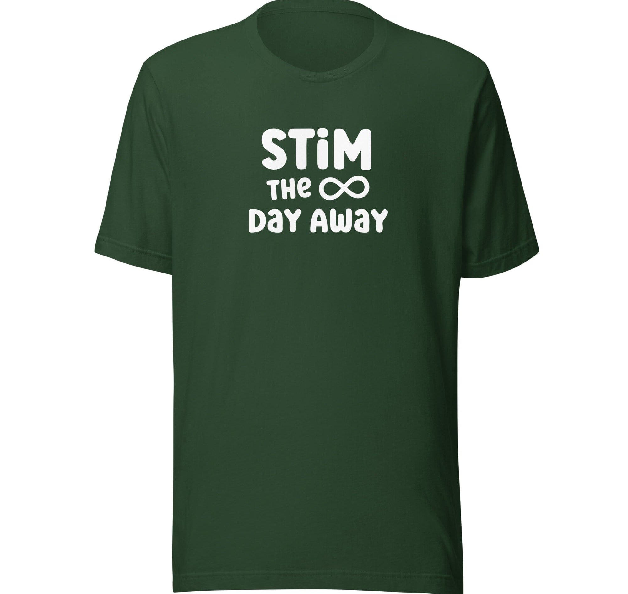Stim the Day Away Unisex t-shirt The Autistic Innovator Forest S 