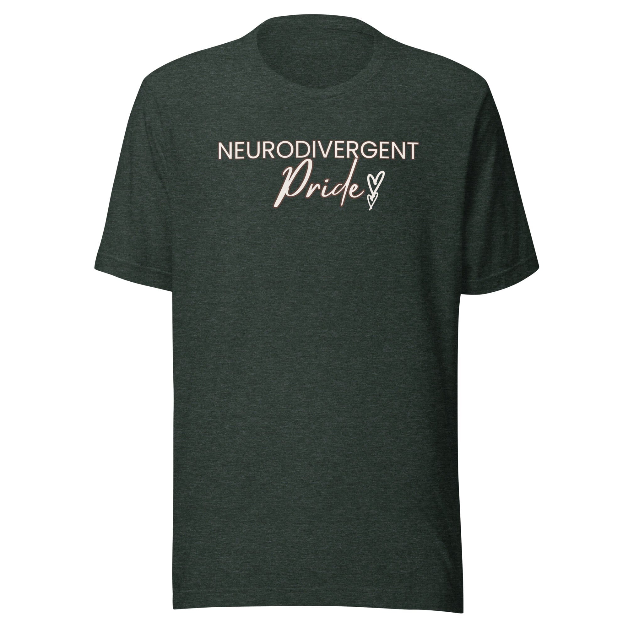 Neurodivergent Pride Unisex t-shirt The Autistic Innovator Heather Forest S 