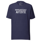 Unapologetically Autistic Unisex t-shirt The Autistic Innovator Heather Midnight Navy S 