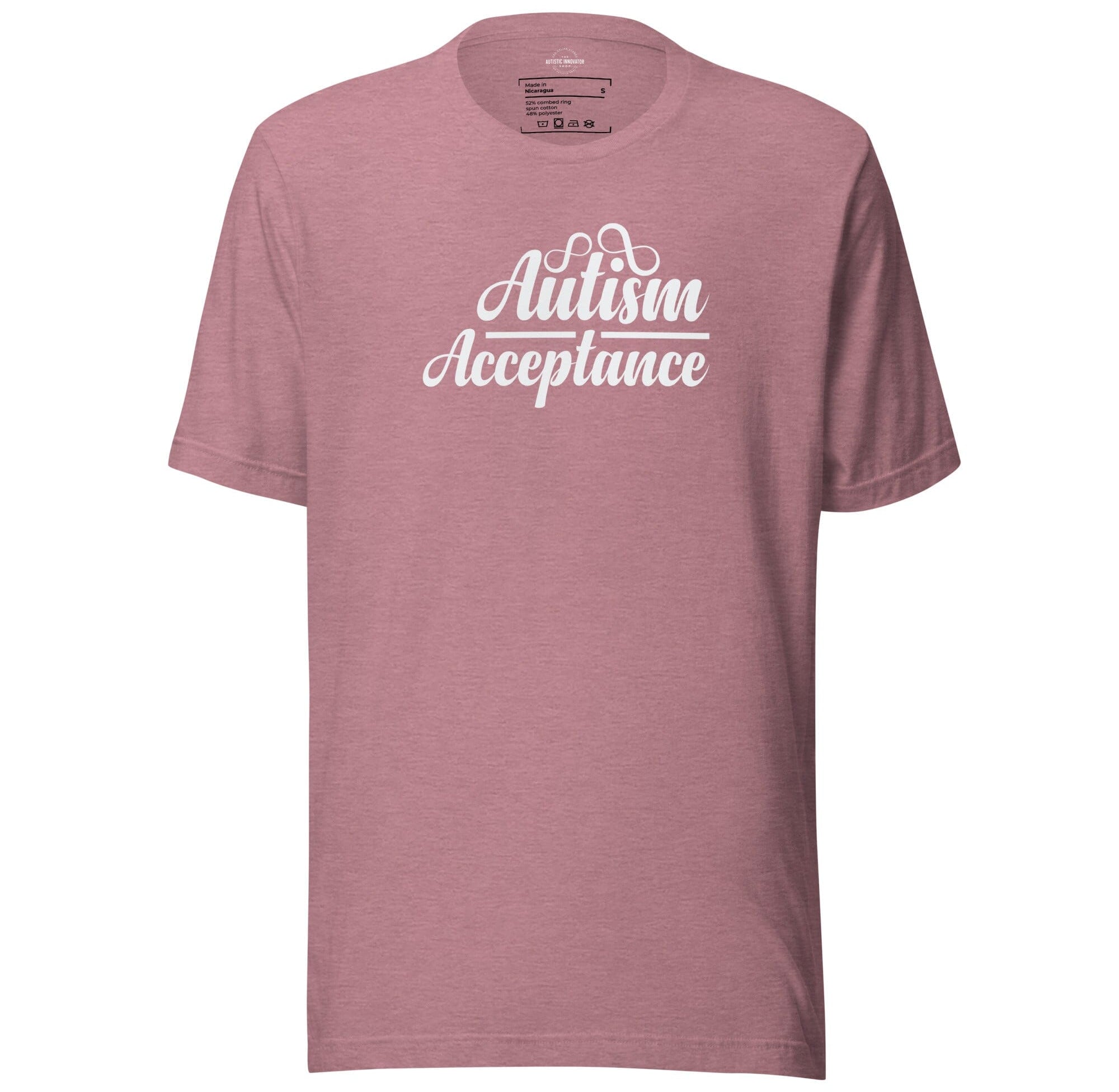 Autism Acceptance Unisex t-shirt The Autistic Innovator Heather Orchid S 