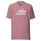 Autism Acceptance Unisex t-shirt The Autistic Innovator Heather Orchid S 