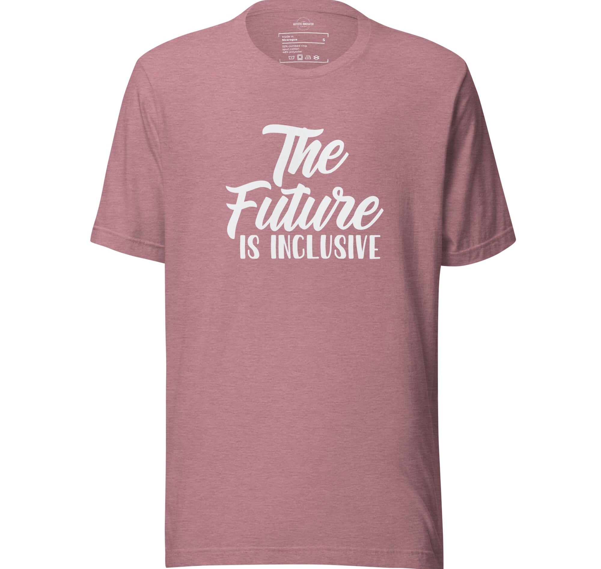 The Future is Inclusive Unisex t-shirt The Autistic Innovator Heather Orchid S 