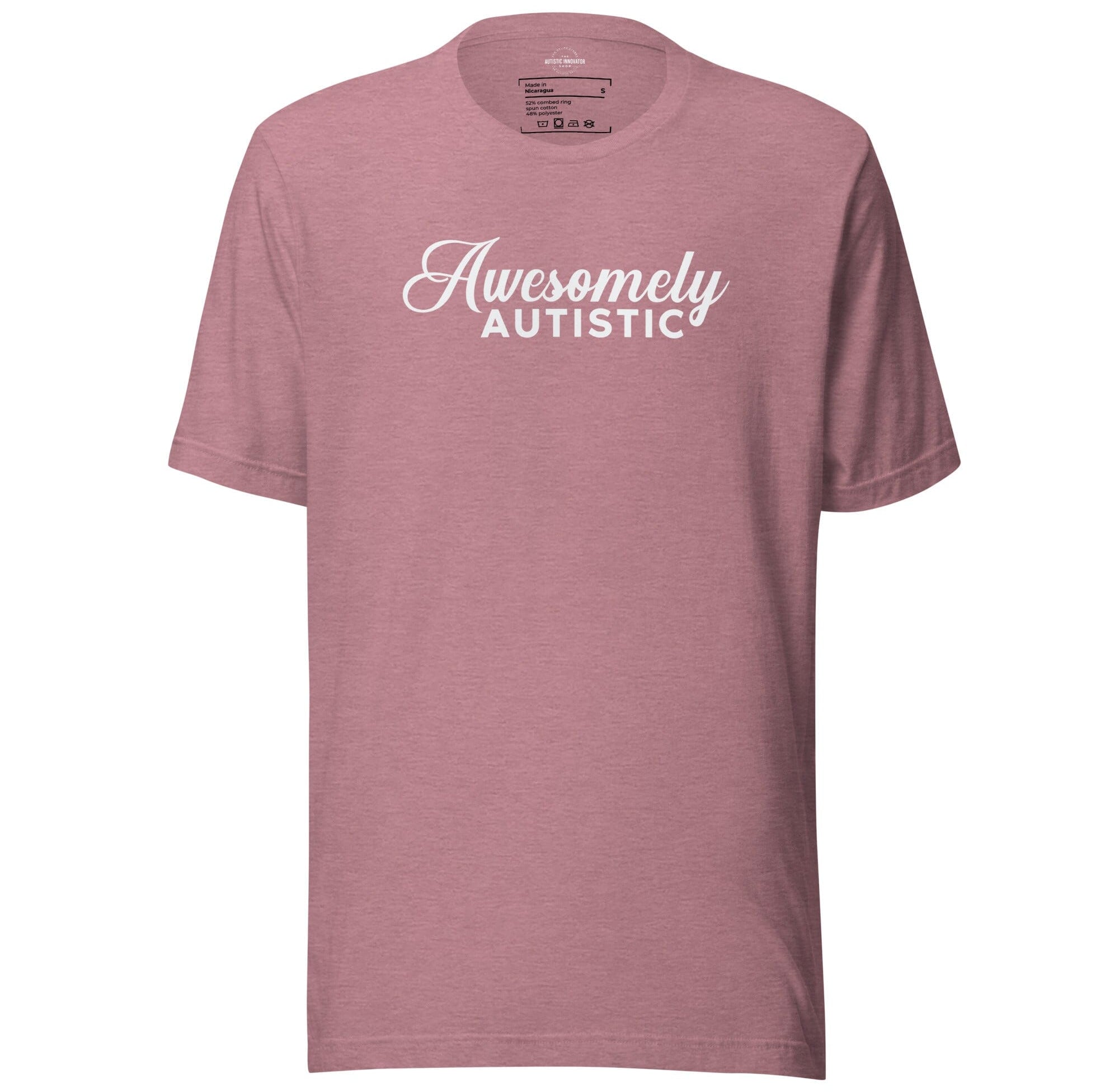 Awesomely Autistic Unisex t-shirt The Autistic Innovator Heather Orchid S 