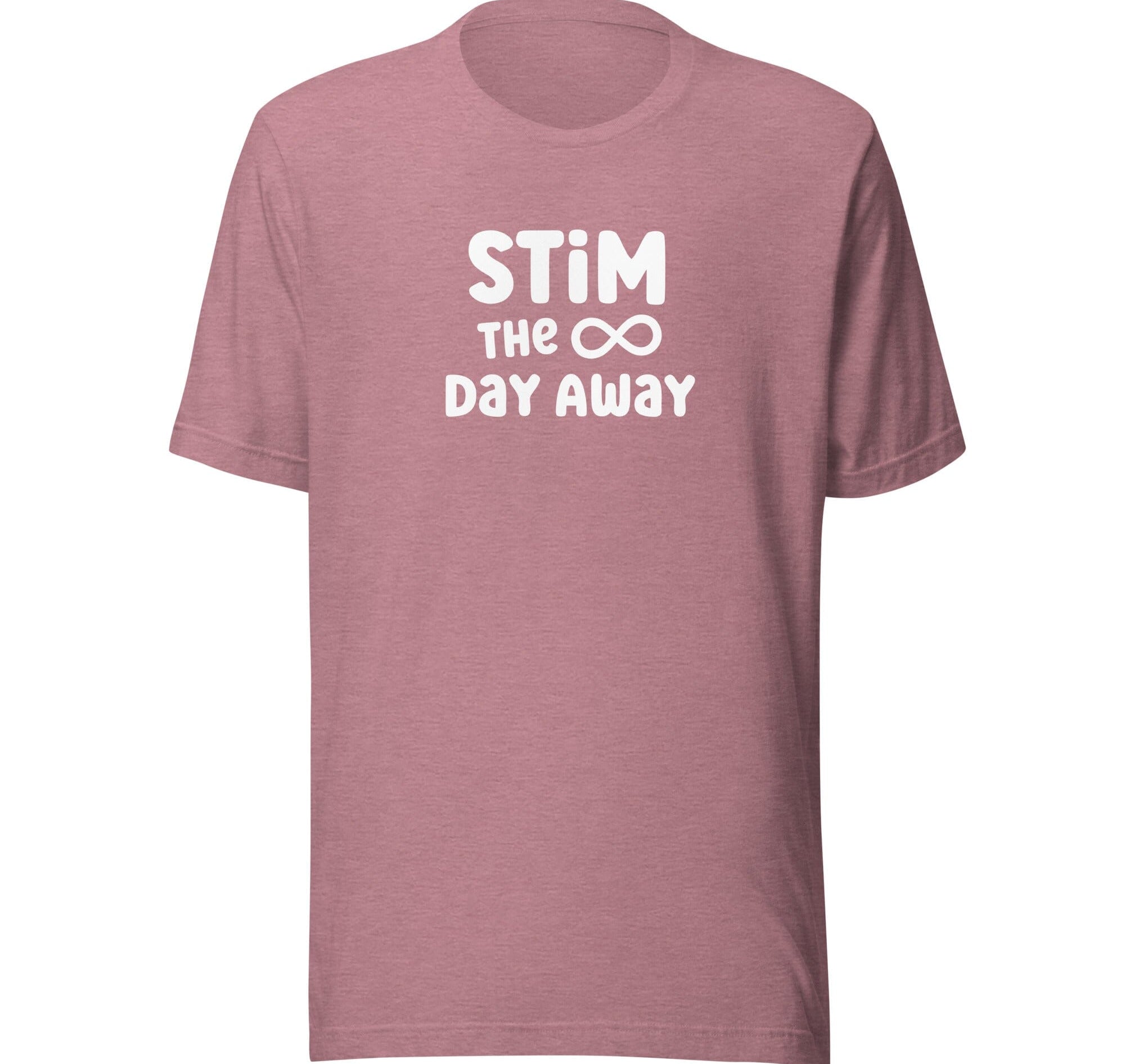 Stim the Day Away Unisex t-shirt The Autistic Innovator Heather Orchid S 