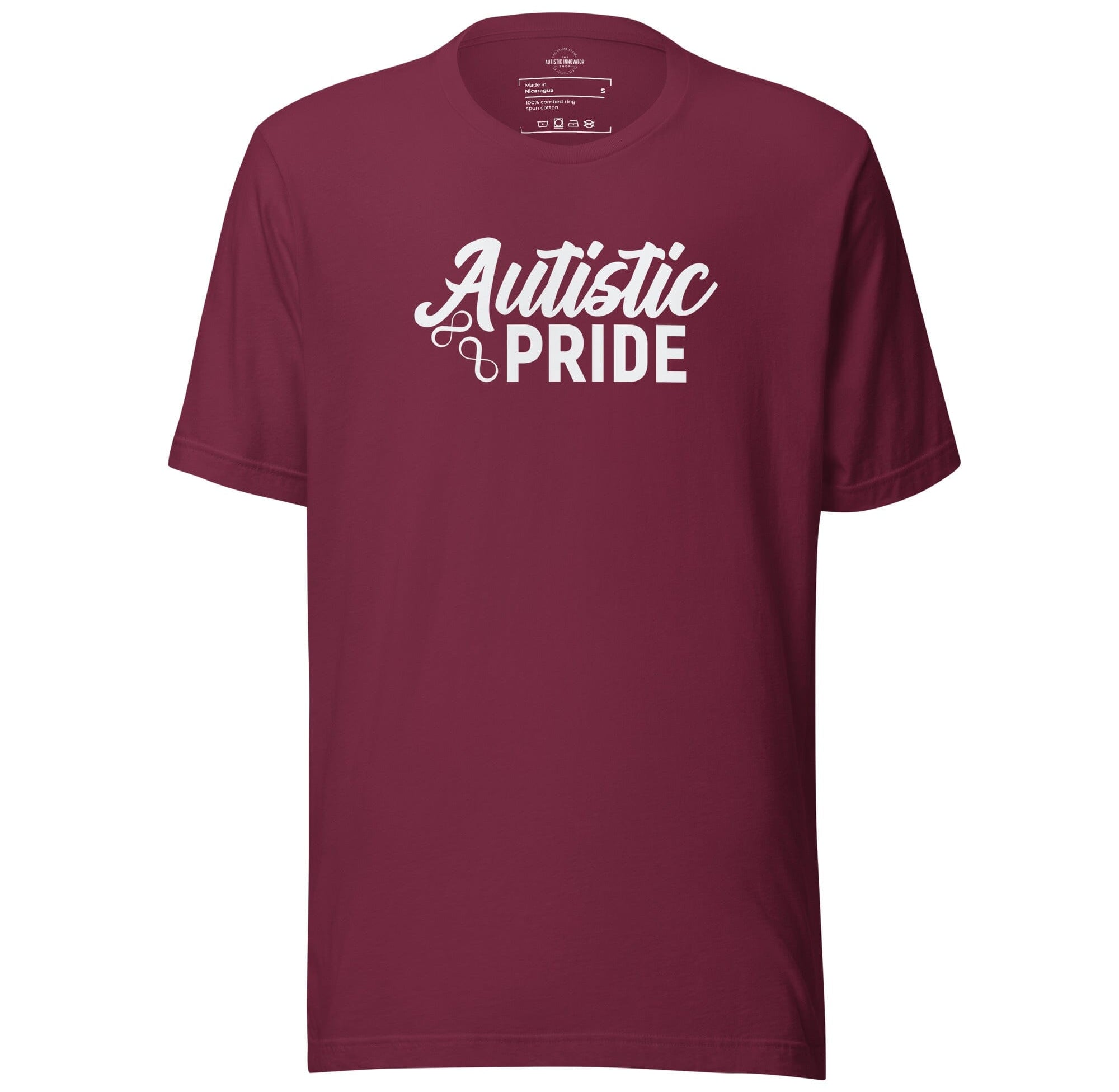Autistic Pride Unisex t-shirt The Autistic Innovator Maroon S 