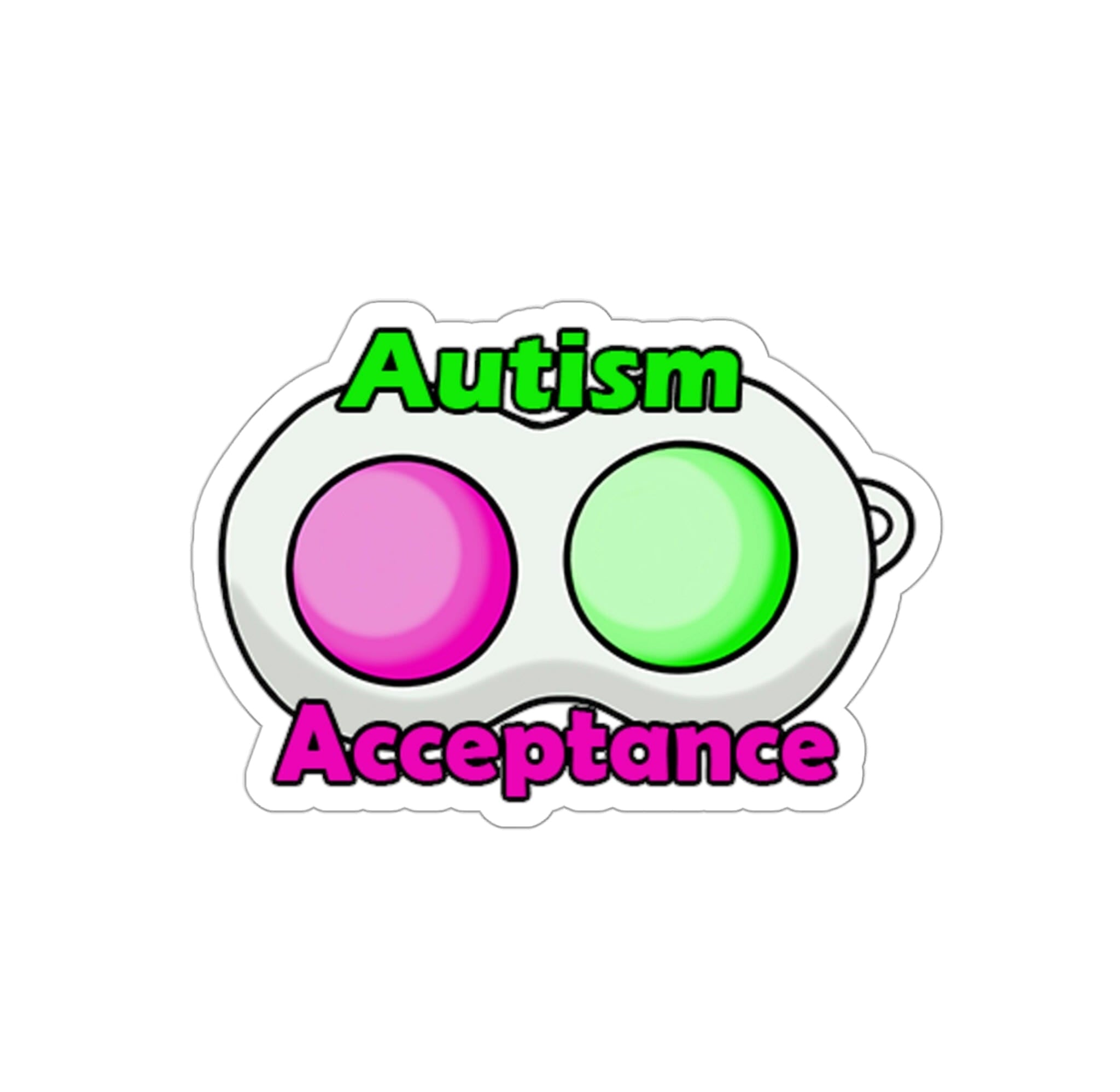 Autism Acceptance Sticker by Uniflame Paper products The Autistic Innovator 