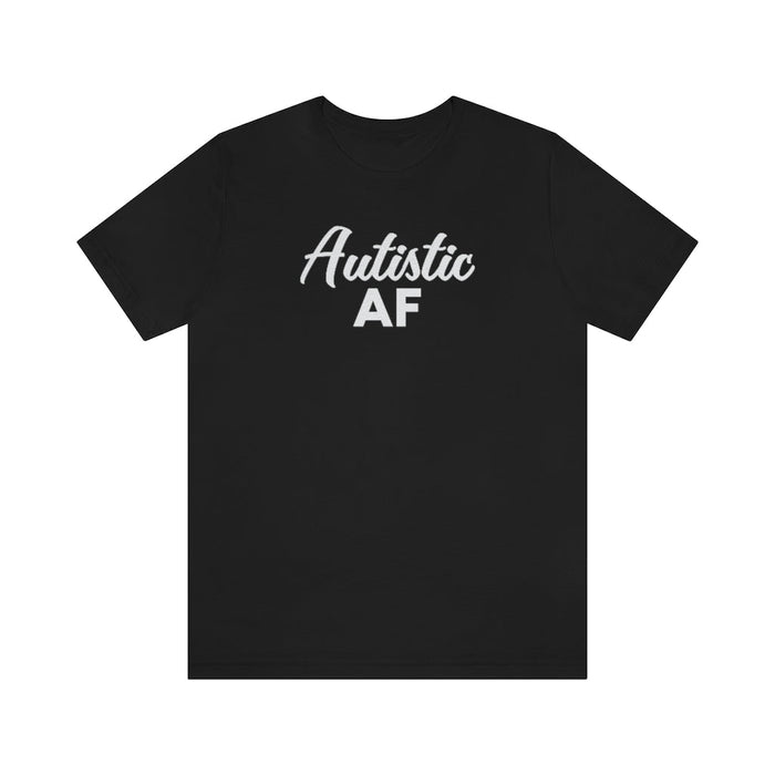 Autistic AF Unisex T-Shirt T-Shirt The Autistic Innovator Black L 