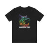 Autistic Cat Unisex T-Shirt T-Shirt Printify Black S 