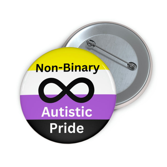 Non-Binary Autistic Pride Pin