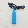 Textured Pendant Chew Necklace (10 pack) The Autistic Innovator Blue (10 pack) 