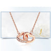 Love Hearts Stim Necklace The Autistic Innovator Rose Gold 