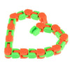 Wacky Tracks Fidget Stim Toy The Autistic Innovator Green & Orange 