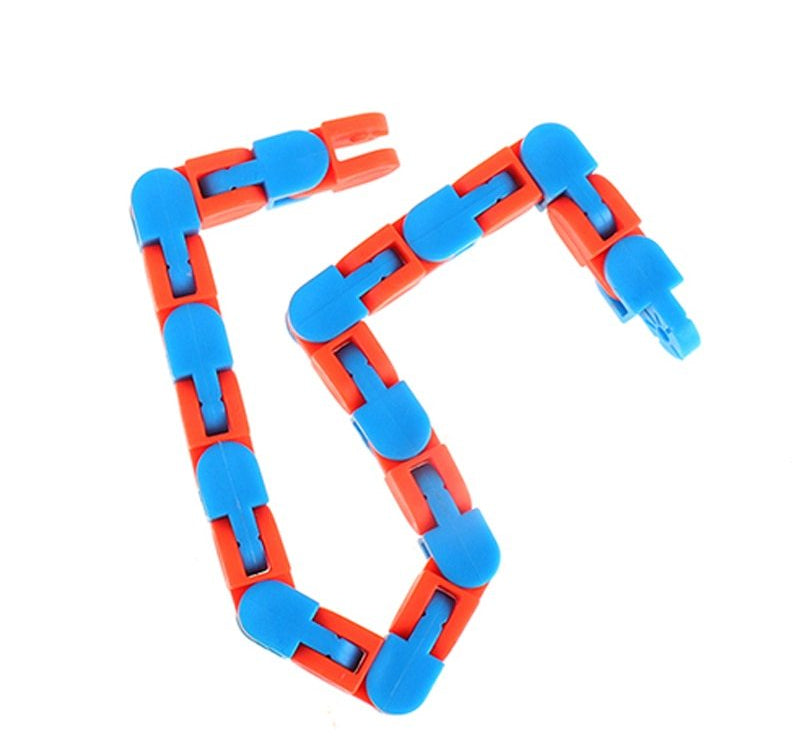 Wacky Tracks Fidget Stim Toy The Autistic Innovator Blue & Orange 